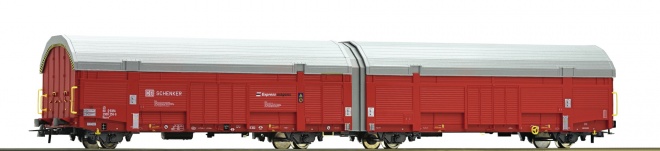 Double unit car carrier of DB-Schenker of Expresswagons<br /><a href='images/pictures/Roco/Roco-76893.jpg' target='_blank'>Full size image</a>